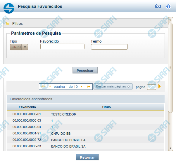 Lupa: Favorecido/Recolhedor