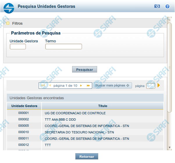 Lupa: UG Emitente